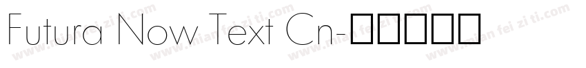 Futura Now Text Cn字体转换